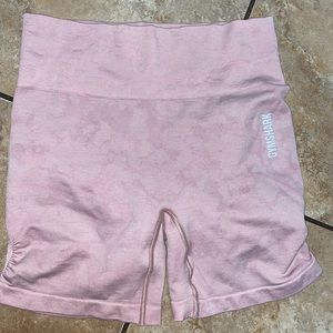 Gymshark new pink camo shorts NEVER WORN